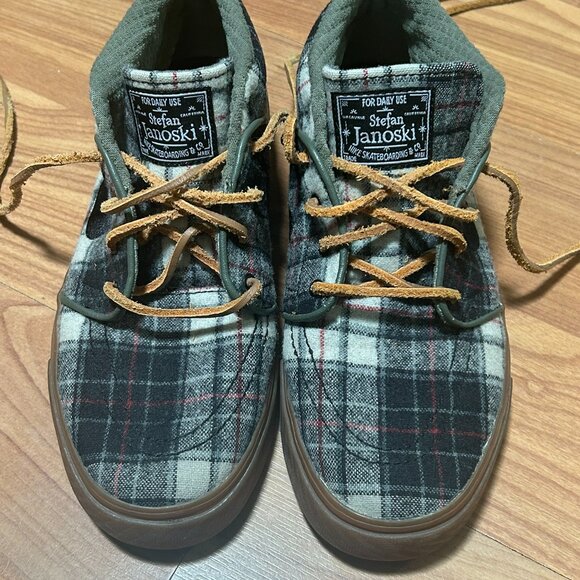 RARE Women's Size 5.5 Pendleton x Nike Plaid Skate Sneakers - Stefan Janoski - Picture 2 of 8